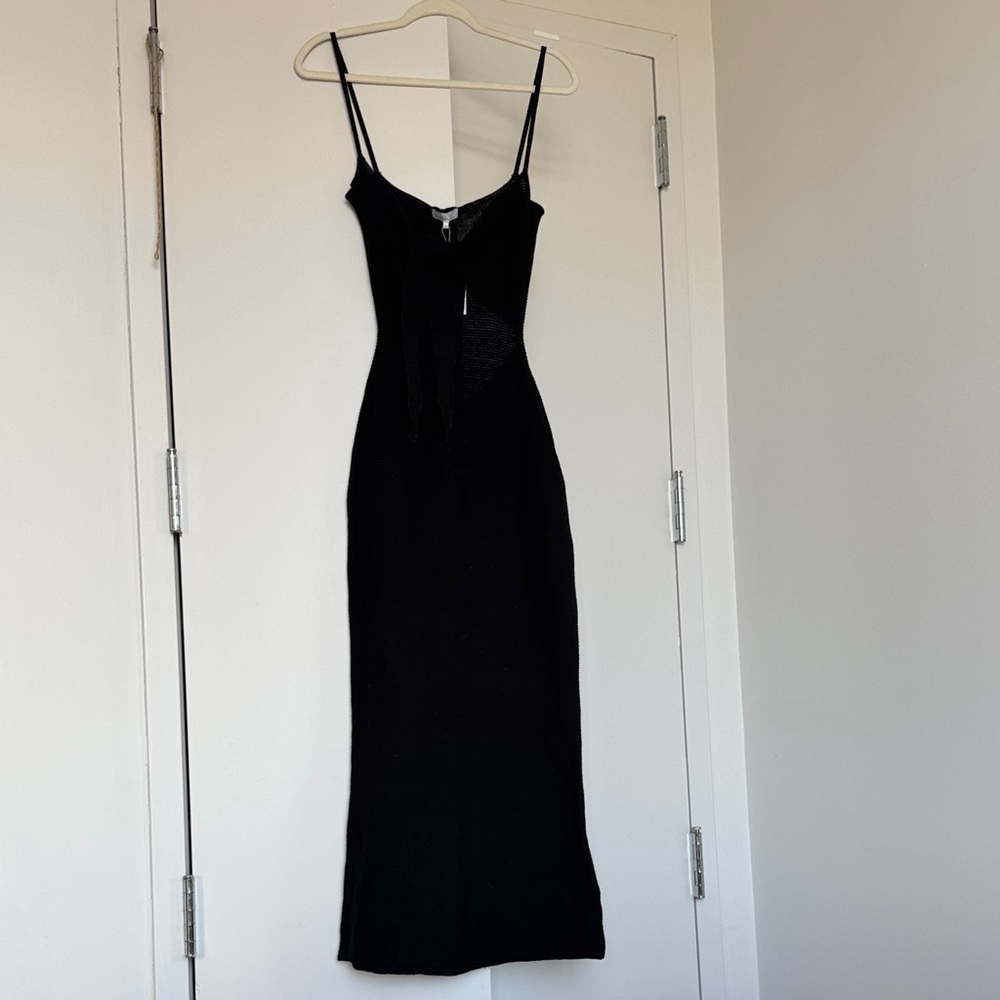 NWT WeWoreWhat Black Maxi Dress